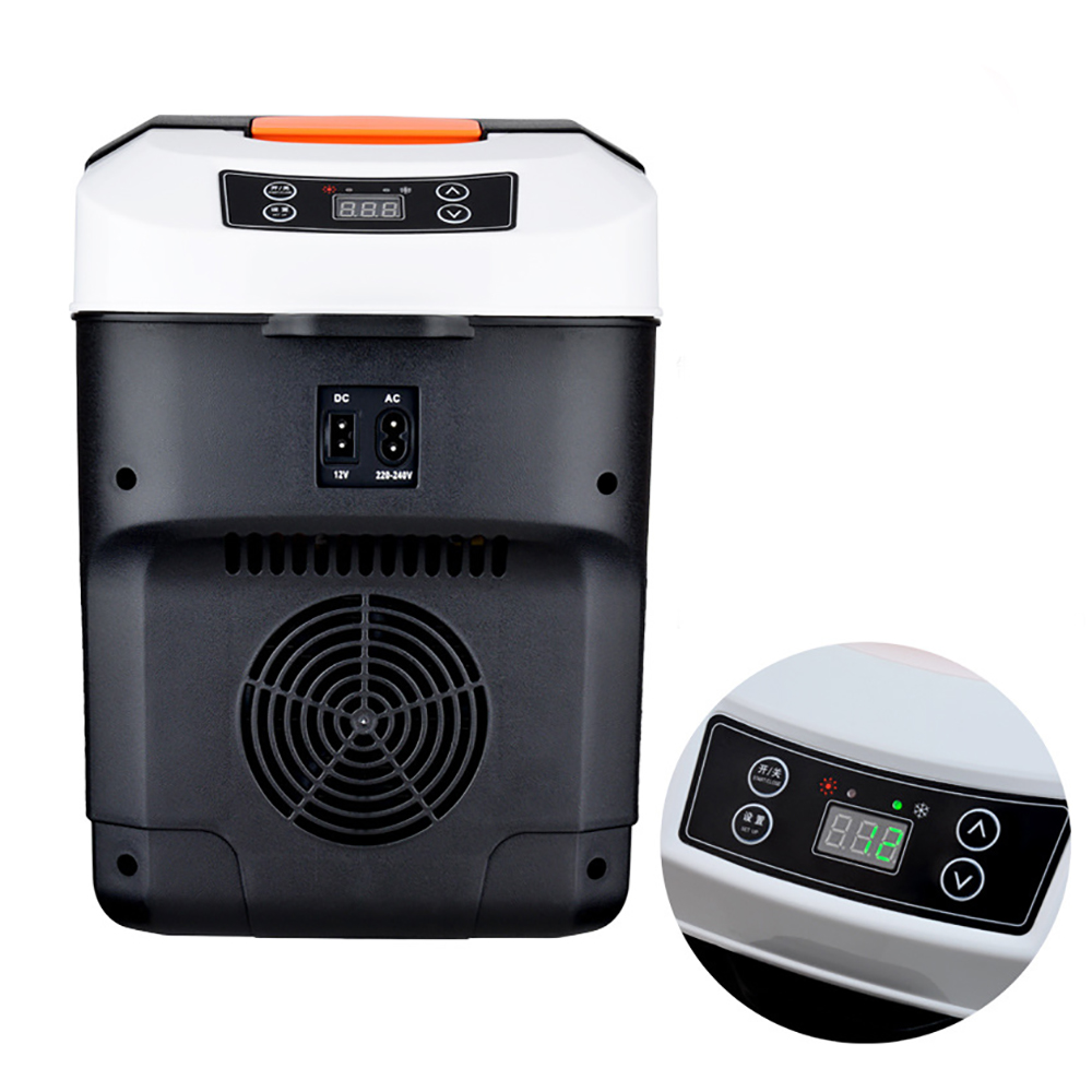 10L 자동차 가정용 냉장고 미니 냉장고 12/24V 110/220V 냉장고 냉각기 히터 자동차 가정용 Pinic 캠핑 식품 저장함